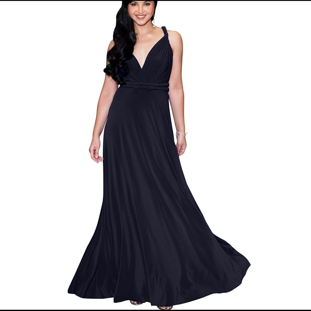 Koh Koh Convertible Wrap Maxi Dress